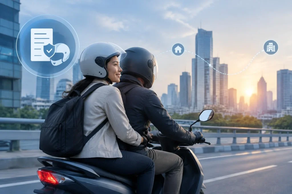 Covoiturage quotidien à moto : l’usage déclaré peut limiter votre indemnisation