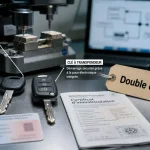 Faire double clé voiture : clé mécanique et transpondeur, atelier