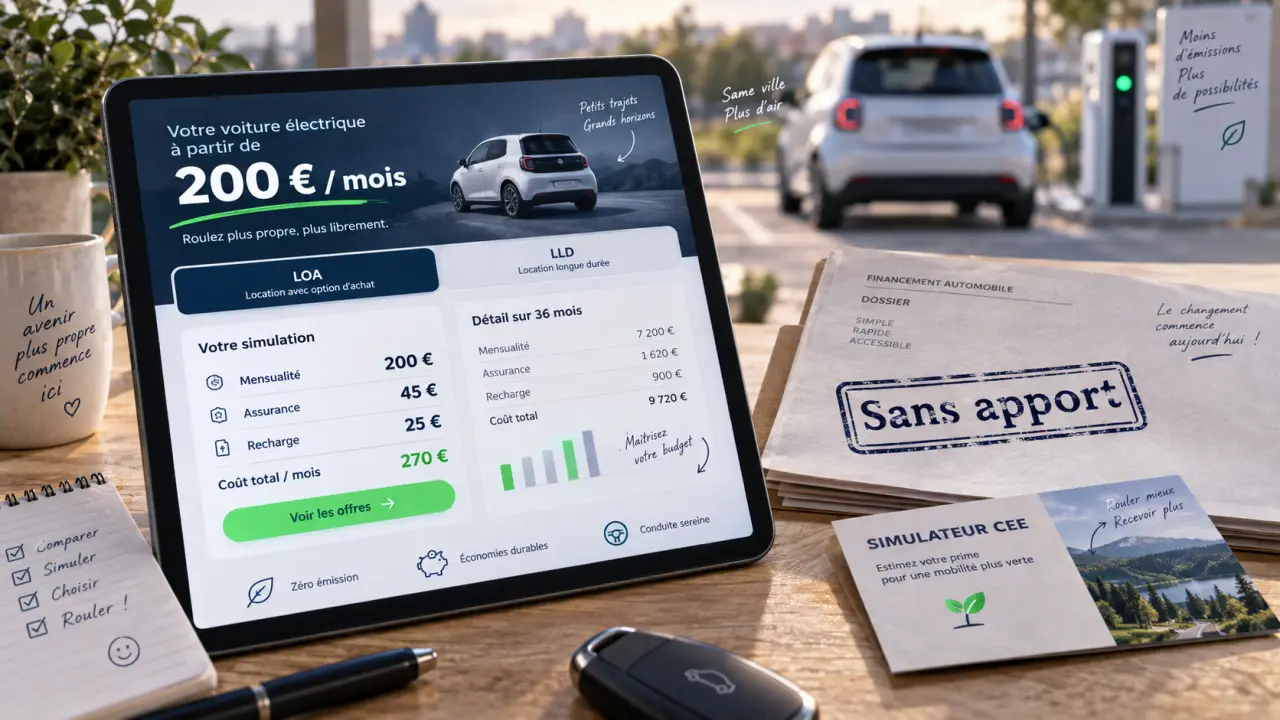 Voiture électrique 200 euros par mois sans apport : vérifiez le premier loyer