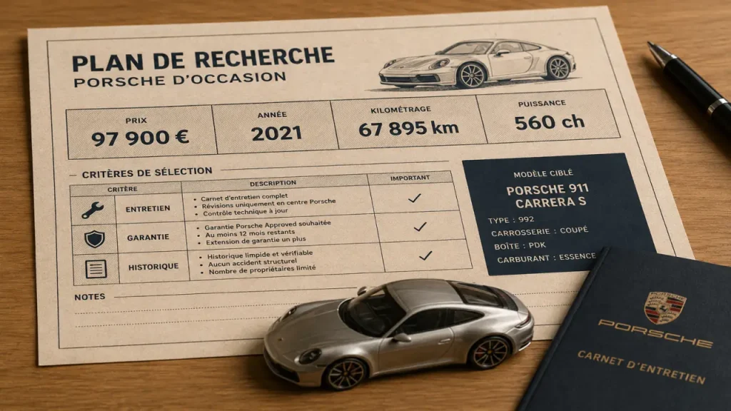 Voiture Porsche occasion : 5 modèles à comparer avant d’acheter et les pièges à éviter