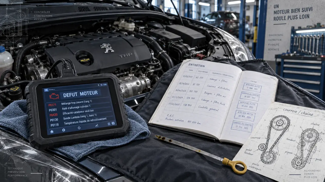 Probleme moteur Peugeot : alerte urgente, OBD et diagnostic DEFUT MOTEUR